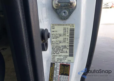 2017 Nissan Frontier S from USA, damaged, VIN 1N6BD0CT2HN720690